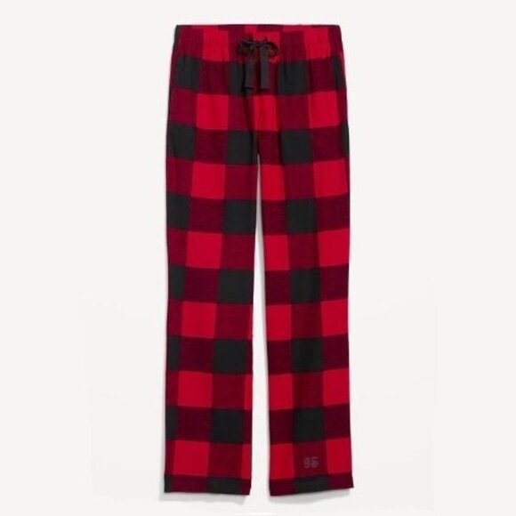 OLD NAVY Flannel Pajama Pants - Red & Black Buffalo Plaid - Plus 4X - NWT - Picture 2 of 6